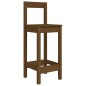 vidaXL Taburetes 2 uds madera maciza de pino marrón miel 40x41,5x112cm vidaXL Taburetes 2 uds madera maciza de pino marrón miel 40x41,5x112cm