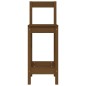 vidaXL Taburetes 2 uds madera maciza de pino marrón miel 40x41,5x112cm vidaXL Taburetes 2 uds madera maciza de pino marrón miel 40x41,5x112cm