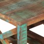 vidaXL Mesa auxiliar con ruedas madera maciza reciclada 40x40x42 cm vidaXL Mesa auxiliar con ruedas madera maciza reciclada 40x40x42 cm