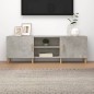 vidaXL Mueble de TV madera contrachapada gris hormigón 150x30x50 cm