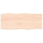 vidaXL Tablero de mesa madera maciza borde natural 100x40x(2-6) cm vidaXL Tablero de mesa madera maciza borde natural 100x40x(2-6) cm