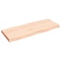 vidaXL Tablero de mesa madera maciza borde natural 100x40x(2-6) cm vidaXL Tablero de mesa madera maciza borde natural 100x40x(2-6) cm