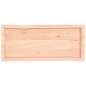 vidaXL Tablero de mesa madera maciza borde natural 100x40x(2-6) cm vidaXL Tablero de mesa madera maciza borde natural 100x40x(2-6) cm
