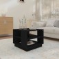 vidaXL Mesa de centro madera de ingeniería negra 55x55x43 cm vidaXL Mesa de centro madera de ingeniería negra 55x55x43 cm