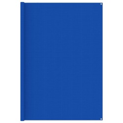 vidaXL Alfombra para tienda de campaña HDPE azul 250x600 cm