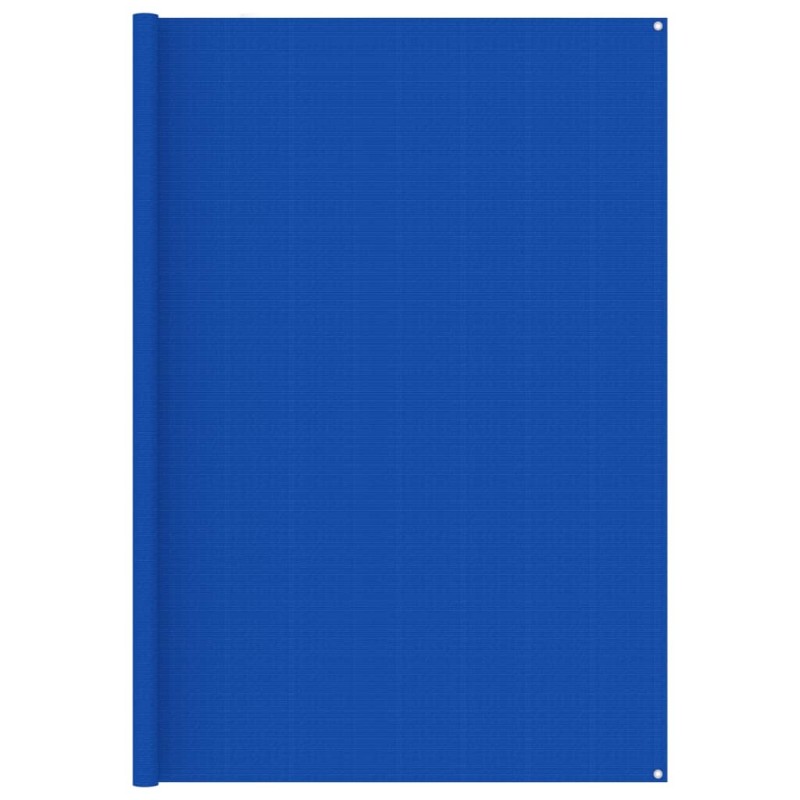 vidaXL Alfombra para tienda de campaña HDPE azul 250x600 cm vidaXL Alfombra para tienda de campaña HDPE azul 250x600 cm