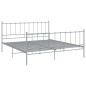 vidaXL Estructura de cama de metal gris 180x200 cm vidaXL Estructura de cama de metal gris 180x200 cm