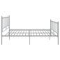 vidaXL Estructura de cama de metal gris 180x200 cm vidaXL Estructura de cama de metal gris 180x200 cm