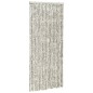 vidaXL Cortina mosquitera de chenilla gris claro y oscuro 90x220 cm vidaXL Cortina mosquitera de chenilla gris claro y oscuro 90x220 cm