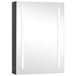 vidaXL Mueble de baño con espejo LED 50x13x70 cm