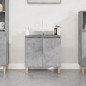 vidaXL Armario de lavabo madera contrachapada gris hormigón 58x33x60cm vidaXL Armario de lavabo madera contrachapada gris hormigón 58x33x60cm