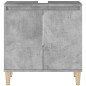 vidaXL Armario de lavabo madera contrachapada gris hormigón 58x33x60cm vidaXL Armario de lavabo madera contrachapada gris hormigón 58x33x60cm