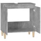 vidaXL Armario de lavabo madera contrachapada gris hormigón 58x33x60cm vidaXL Armario de lavabo madera contrachapada gris hormigón 58x33x60cm
