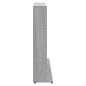 vidaXL Estantería para CDs madera contrachapada gris 102x23x89,5 cm vidaXL Estantería para CDs madera contrachapada gris 102x23x89,5 cm