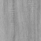 vidaXL Estantería para CDs madera contrachapada gris 102x23x89,5 cm vidaXL Estantería para CDs madera contrachapada gris 102x23x89,5 cm