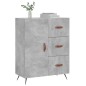 vidaXL Aparador de madera de ingeniería gris hormigón 69,5x34x90 cm vidaXL Aparador de madera de ingeniería gris hormigón 69,5x34x90 cm