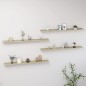 vidaXL Estantes de pared 4 unidades roble Sonoma 115x9x3 cm