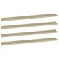 vidaXL Estantes de pared 4 unidades roble Sonoma 115x9x3 cm
