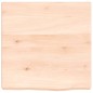 vidaXL Estante de pared madera maciza roble sin tratar 40x40x(2-4) cm vidaXL Estante de pared madera maciza roble sin tratar 40x40x(2-4) cm