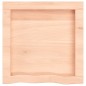 vidaXL Estante de pared madera maciza roble sin tratar 40x40x(2-4) cm vidaXL Estante de pared madera maciza roble sin tratar 40x40x(2-4) cm