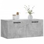 vidaXL Armario de pared madera ingeniería gris hormigón 80x36,5x35 cm vidaXL Armario de pared madera ingeniería gris hormigón 80x36,5x35 cm
