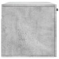 vidaXL Armario de pared madera ingeniería gris hormigón 80x36,5x35 cm vidaXL Armario de pared madera ingeniería gris hormigón 80x36,5x35 cm