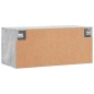 vidaXL Armario de pared madera ingeniería gris hormigón 80x36,5x35 cm vidaXL Armario de pared madera ingeniería gris hormigón 80x36,5x35 cm