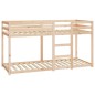 vidaXL Litera de madera maciza de pino 80x200 cm vidaXL Litera de madera maciza de pino 80x200 cm