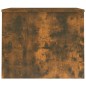 vidaXL Mesa de centro contrachapado roble ahumado 80x50,5x41,5 cm