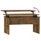 vidaXL Mesa de centro contrachapado roble ahumado 80x50,5x41,5 cm