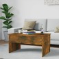 vidaXL Mesa de centro contrachapado roble ahumado 80x50,5x41,5 cm