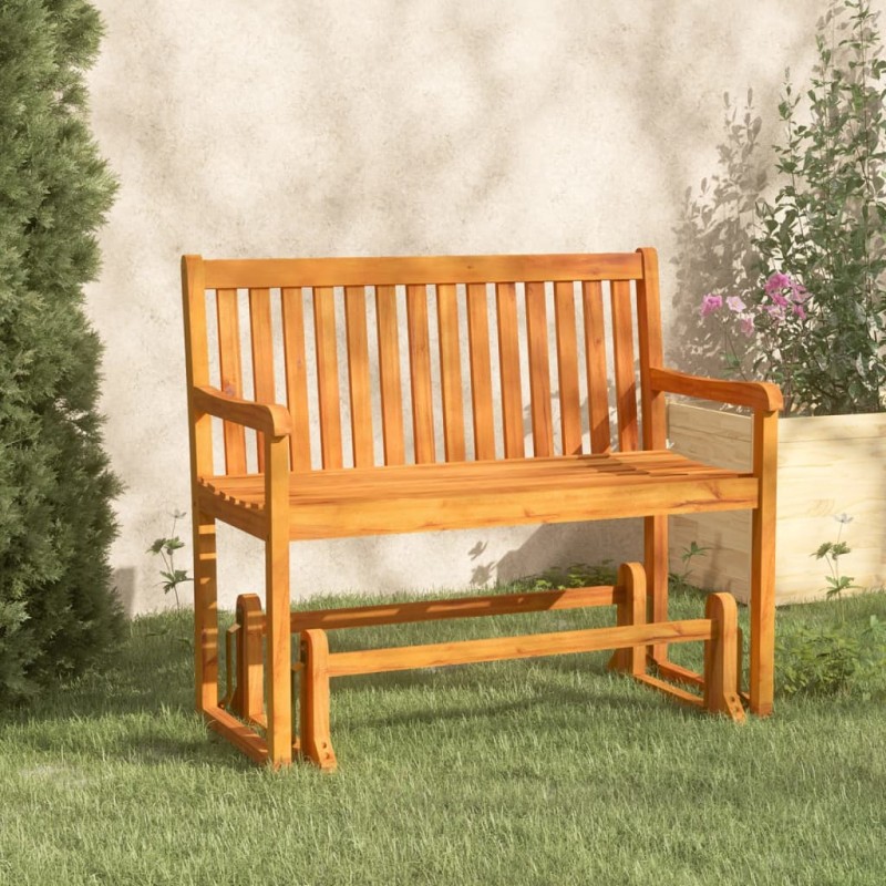 vidaxL Banco balancín de jardín 110 cm madera maciza acacia vidaxL Banco balancín de jardín 110 cm madera maciza acacia