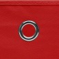 vidaXL Cajas de almacenaje con tapas 4 uds tela rojo 32x32x32 cm vidaXL Cajas de almacenaje con tapas 4 uds tela rojo 32x32x32 cm