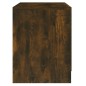 vidaXL Mesita de noche madera ingeniería roble ahumado 45x34,5x44,5 cm vidaXL Mesita de noche madera ingeniería roble ahumado 45x34,5x44,5 cm