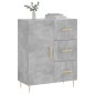 vidaXL Aparador de madera de ingeniería gris hormigón 69,5x34x90 cm vidaXL Aparador de madera de ingeniería gris hormigón 69,5x34x90 cm