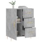 vidaXL Aparador de madera de ingeniería gris hormigón 69,5x34x90 cm vidaXL Aparador de madera de ingeniería gris hormigón 69,5x34x90 cm