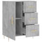 vidaXL Aparador de madera de ingeniería gris hormigón 69,5x34x90 cm vidaXL Aparador de madera de ingeniería gris hormigón 69,5x34x90 cm