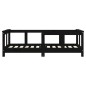 vidaXL Estructura de cama para niños madera de pino negro 70x140 cm vidaXL Estructura de cama para niños madera de pino negro 70x140 cm