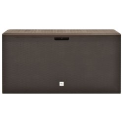vidaXL Caja de almacenamiento de jardín marrón 114x47x60 cm