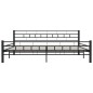 vidaXL Estructura de cama de acero negra 180x200 cm vidaXL Estructura de cama de acero negra 180x200 cm
