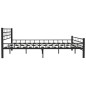 vidaXL Estructura de cama de acero negra 180x200 cm vidaXL Estructura de cama de acero negra 180x200 cm