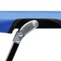 vidaXL Tumbona plegable para 2 personas acero azul vidaXL Tumbona plegable para 2 personas acero azul