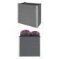 vidaXL Arriate de WPC gris 100x50x91 cm vidaXL Arriate de WPC gris 100x50x91 cm