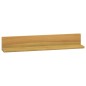 vidaXL Estantes de pared 2 unidades madera maciza de teca 60x10x10 cm vidaXL Estantes de pared 2 unidades madera maciza de teca 60x10x10 cm
