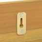 vidaXL Estantes de pared 2 unidades madera maciza de teca 60x10x10 cm vidaXL Estantes de pared 2 unidades madera maciza de teca 60x10x10 cm