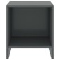vidaXL Mesitas de noche 2 uds madera de pino gris oscuro 35x30x40 cm vidaXL Mesitas de noche 2 uds madera de pino gris oscuro 35x30x40 cm