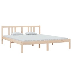 vidaXL Estructura de cama de madera maciza 160x200 cm
