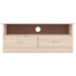 vidaXL Mueble de TV con cajones ALTA madera maciza pino 100x35x41 cm