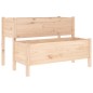 vidaXL Jardinera de madera maciza de pino 110x84x75 cm vidaXL Jardinera de madera maciza de pino 110x84x75 cm