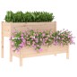 vidaXL Jardinera de madera maciza de pino 110x84x75 cm vidaXL Jardinera de madera maciza de pino 110x84x75 cm